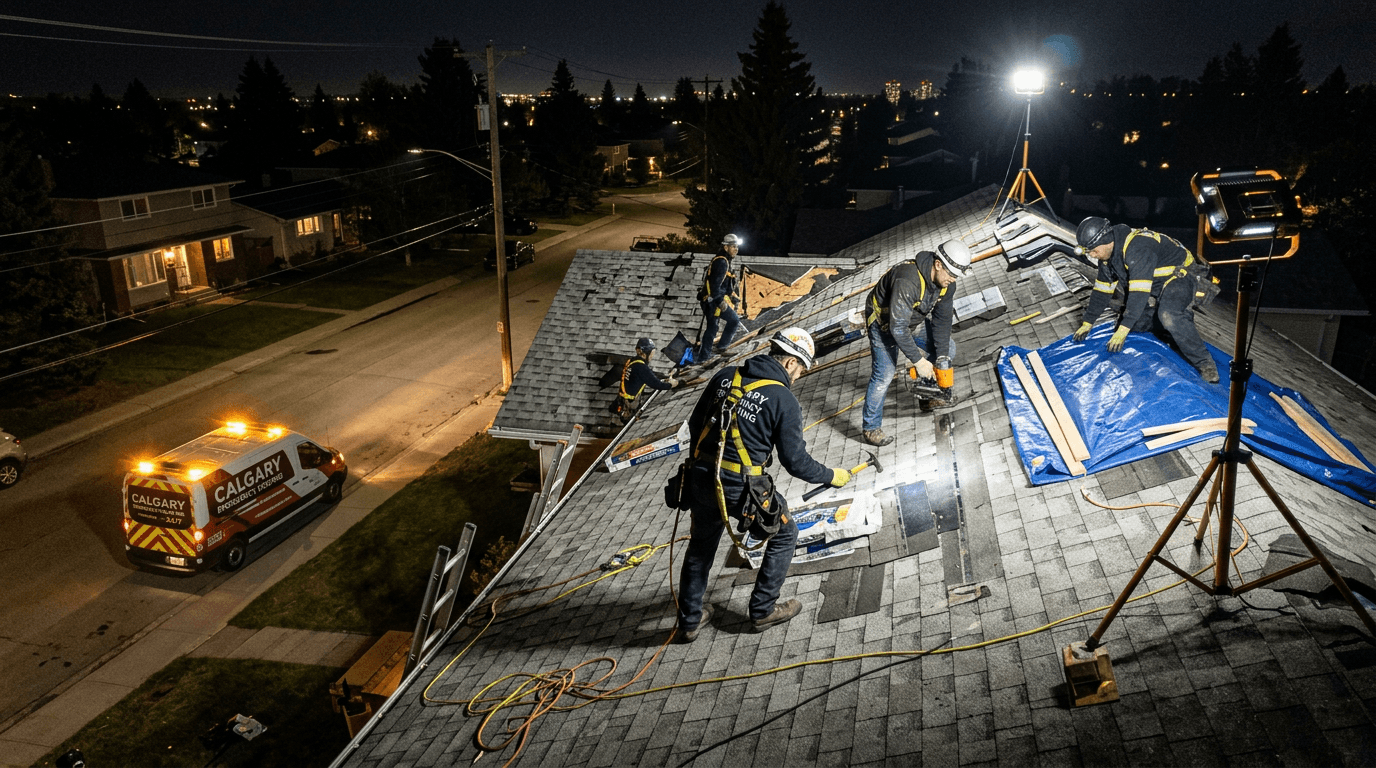 24/7 Emergency Roof Repair - Tsunami Roofing Calgary