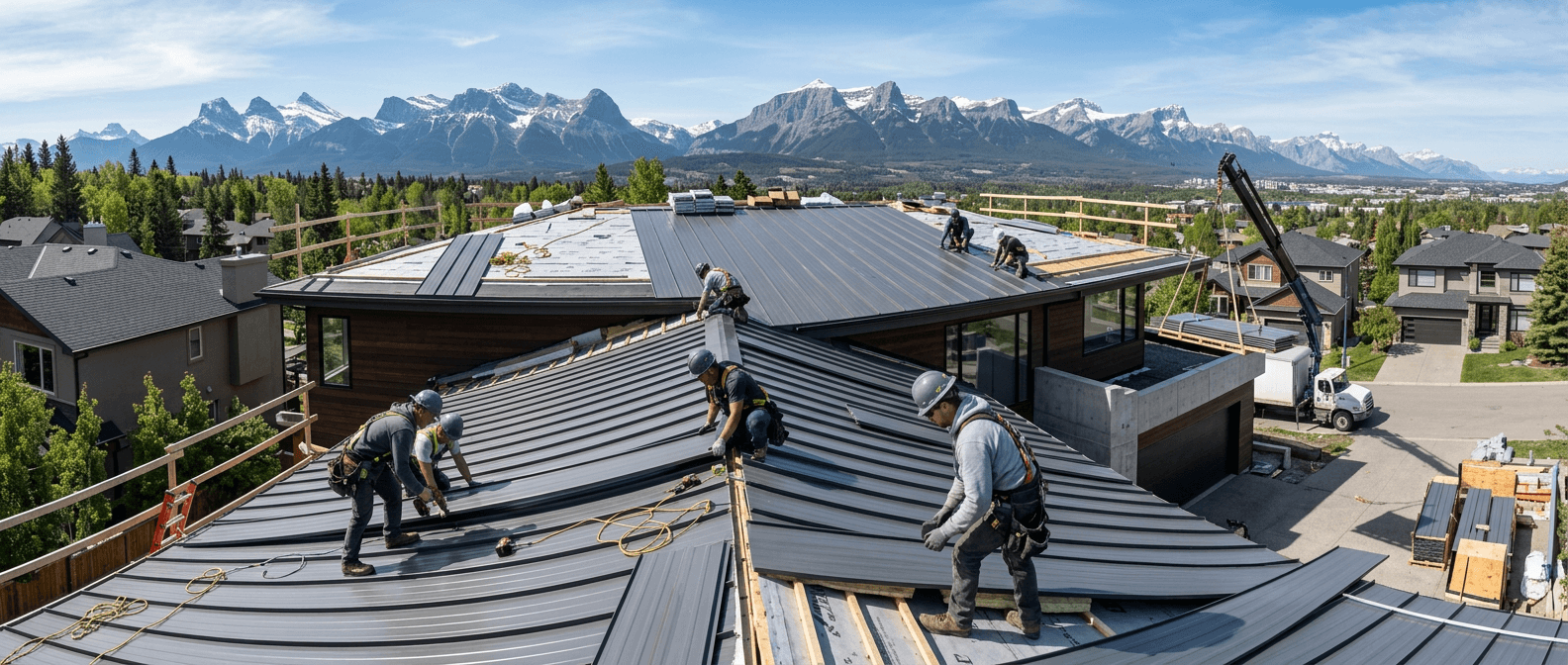 Complete Roof Replacement - Tsunami Roofing Calgary